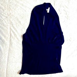 Vintage XOXO halter top, black,size M